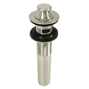 Fauceture 17-Gauge Lift and Turn Bathroom Sink Drain in Brushed Nickel with Overflow