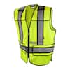 DEWALT Large High Visibility Green Heavy Duty Surveyor Vest