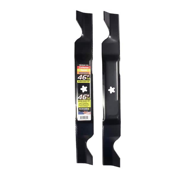 Photo 1 of 2 Blade Set for Many 46 in. Cut Craftsman, Husqvarna, Poulan Mowers Replaces OEM #'s 405380, 532-405380, PP21011