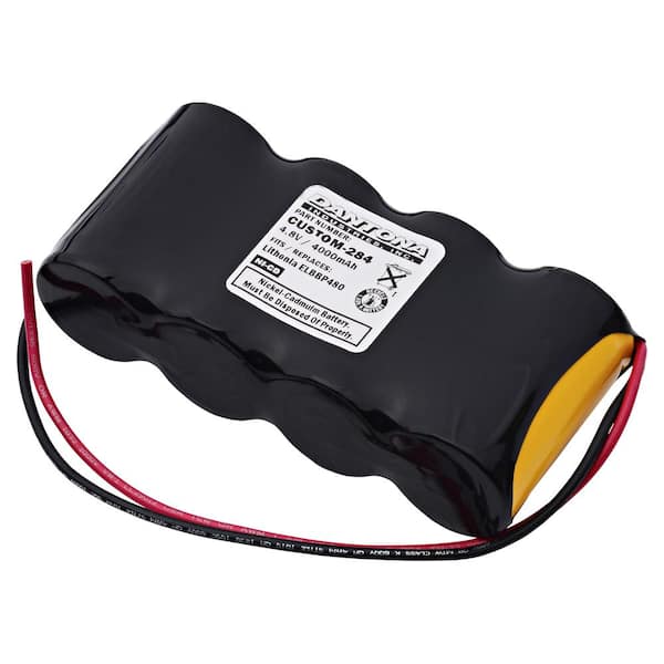 ULTRALAST GREEN Dantona 4.8-Volt 4000 mAh Ni-Cd battery for Lithonia - ELBBP480 Emergency Lighting