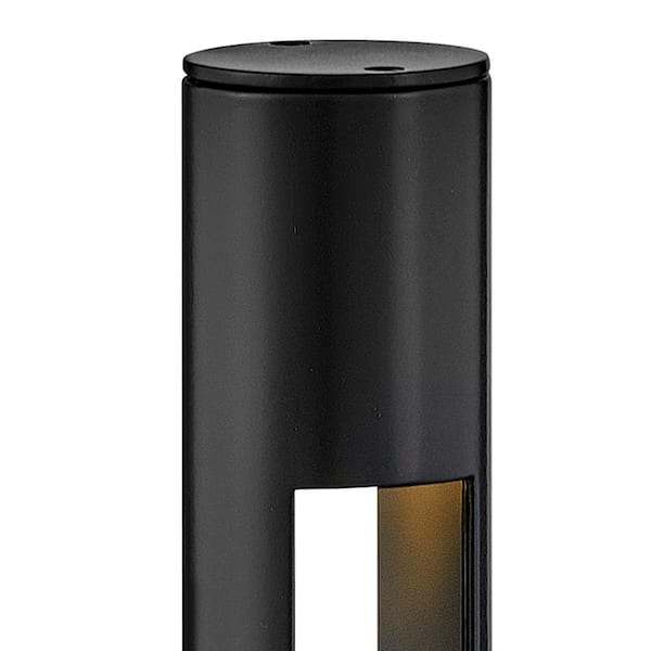 HINKLEY - Atlantis Black Outdoor LED Low Voltage Bollard