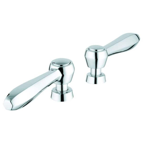 GROHE Somerset Lever Handles in StarLight Chrome