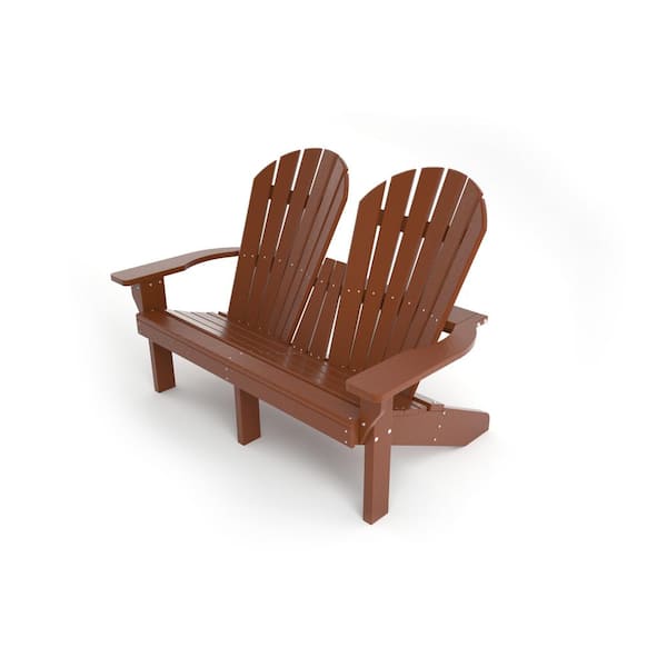 Frog Furnishings Riviera Brown Adirondack Chair in Brown (Set of 1)
