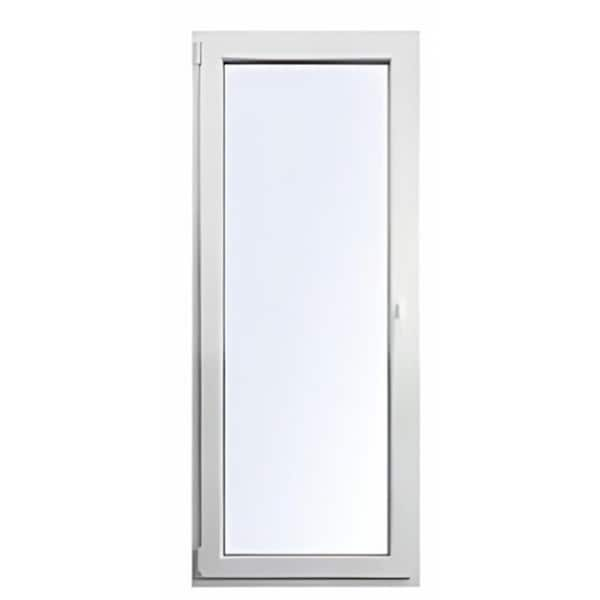 32 in. x 72 in. Elite Euro White Double-Pane Vinyl Tilt/Turn Window with Right Inward Swing