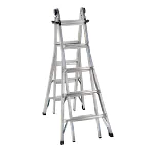 22 ft. Reach Aluminum Multi-Position Telescoping Ladder with 300 lbs. Load Capacity Type IA Duty Rating