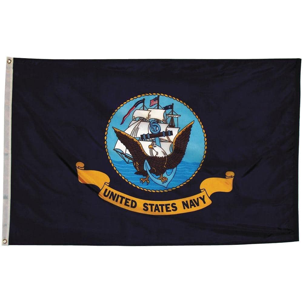 3 ft. x 5 ft. Navy Flag NAVY3 - The Home Depot