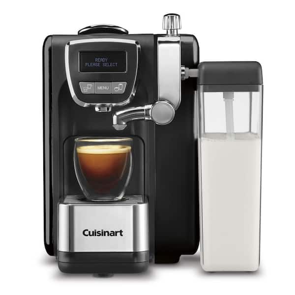 1-Cup Espresso Defined Black Espresso, Cappuccino and Latte Machine