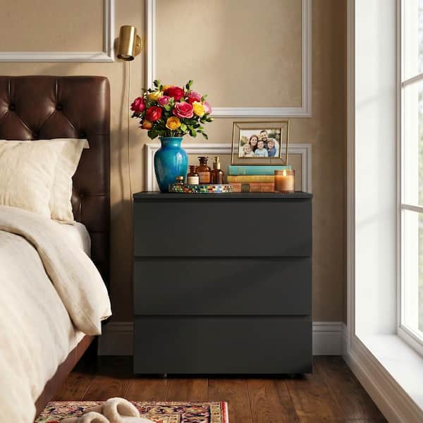 black 3 drawer dresser ikea Kingdely 3-Drawer Wood 30 in. W Chest of Drawers Bedside Table Storage Freestanding Cabinet Puffy Ballgown Ruffled Tulle anchoring. Edit:Flowy Size:3XLarge