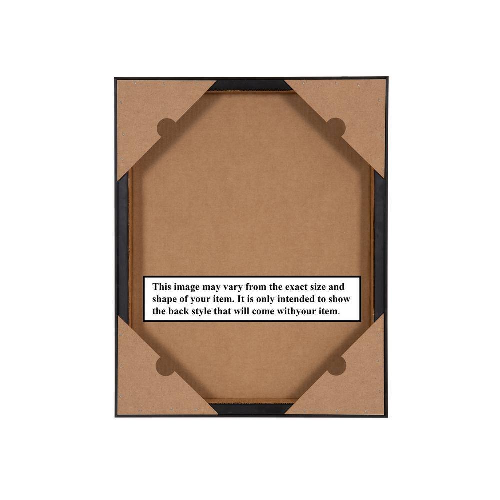 The Calm Before II Abstract Coastal Canvas Art with White Frame