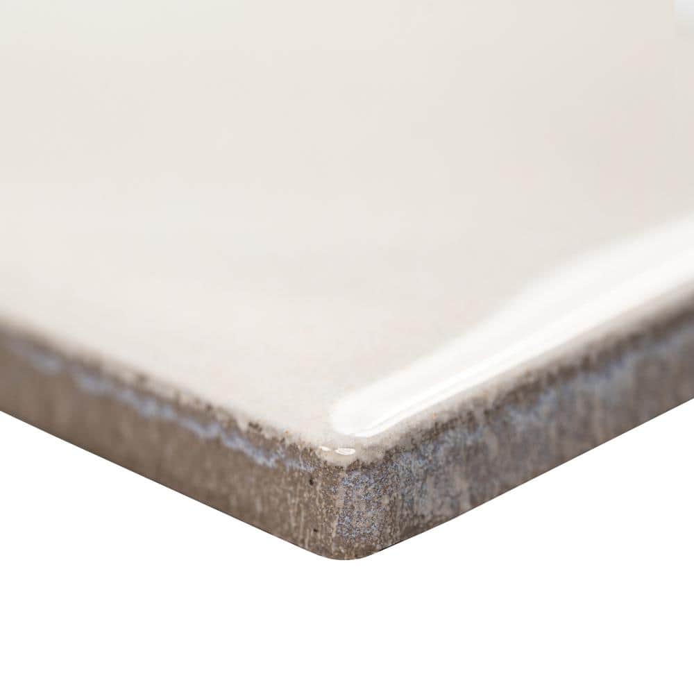 Antique White Glossy Ceramic 3x6 Subway Wall Tile