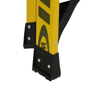 10 ft. Fiberglass Step Ladder with Shelf 375 lb. Load Capacity Type IAA Duty Rating