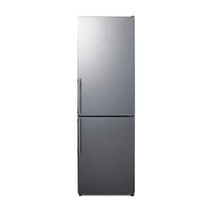 24 in. W 10.8 cu. ft. Bottom Freezer Refrigerator in Stainless Look, ENERGY STAR