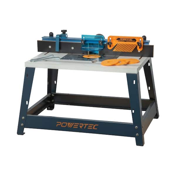 24 in. x 16 in. Bench Top Router Table w/24 in. Fence, Aluminum Insert Plate, 2-1/2" Dust Port, Fence Stop, Featherboard