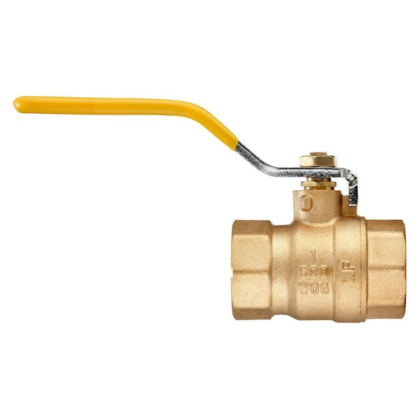 REVALVED 1 in. FPT Full Port Brass Ball Valve