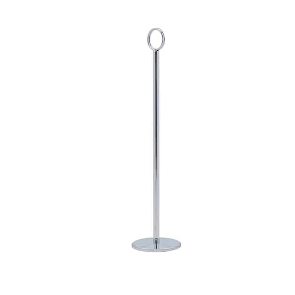 Adcraft 1-Tier Silver 12 inch Table Number Stands Set of 12