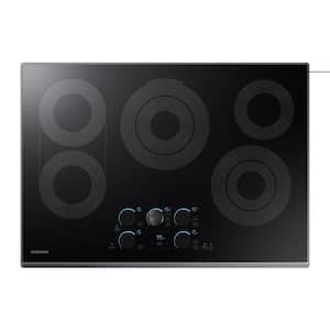 30 in. Radiant Electric Cooktop in Fingerprint Resistant Black Stainless with 5 Elements, Rapid Boil and Wi-Fi