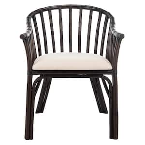 Gino Black Wood Arm Chair
