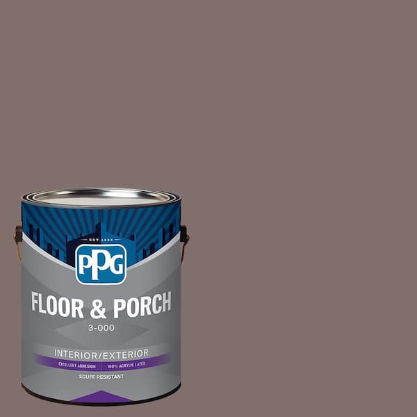 1 gal. PPG1015-6 Granite Boulder Satin Interior/Exterior Floor and Porch Paint