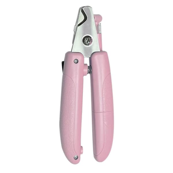 KennelMaster Pink Pet Nail Clipper with LED Light