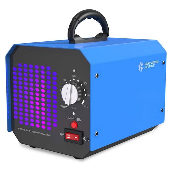 HOME SANITIZER SOLUTIONS 10,000 mg/h Sterilizing Air Purifier Ozone Generator, Blue