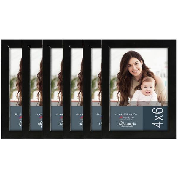 Pinnacle 6-Opening 4 in. x 6 in. Picture Frame