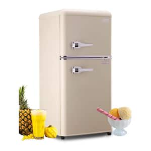 Krib Bling 17.5 in. 3.5 cu.ft. Compact Mini Refrigerator in Black