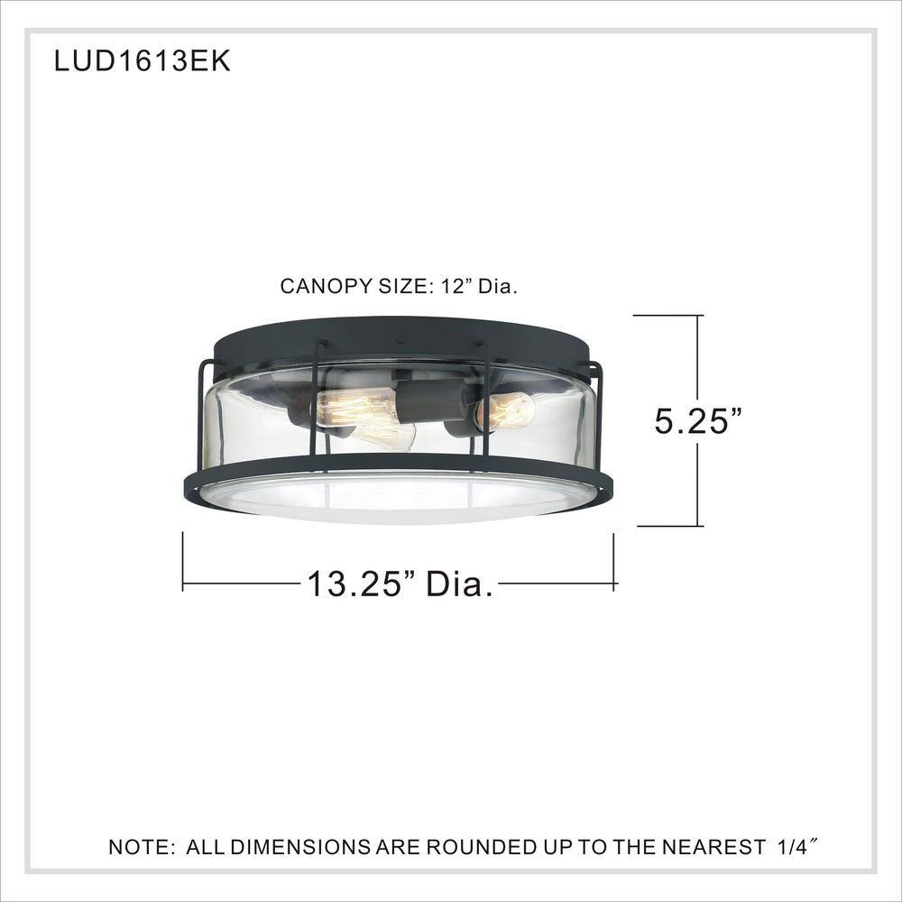 Landry Sphere-and-Stem 13" LED Ceiling Light in Brushed Nickel