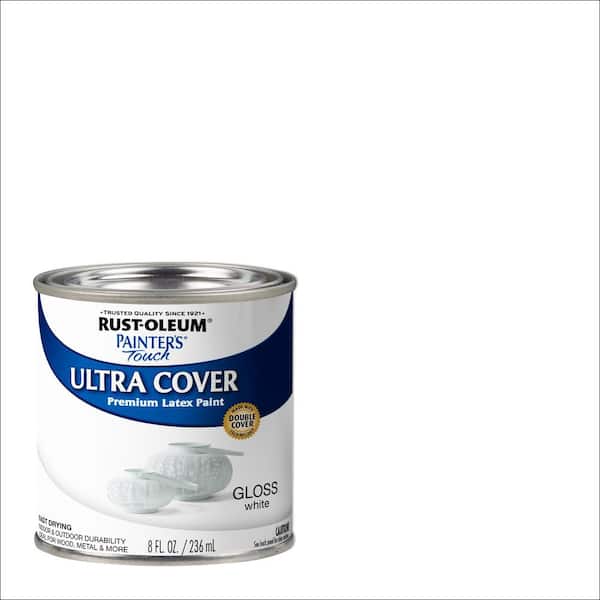 Rust-Oleum Painter's Touch 8 oz. Ultra Cover Gloss White General Purpose Paint