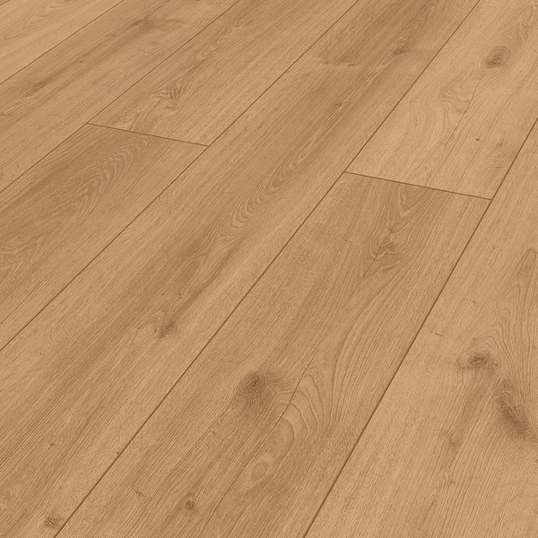 TrafficMaster - Rockwood Oak 7 mm T x 7.64 in. W Laminate Wood Flooring (24.17 sqft/case)