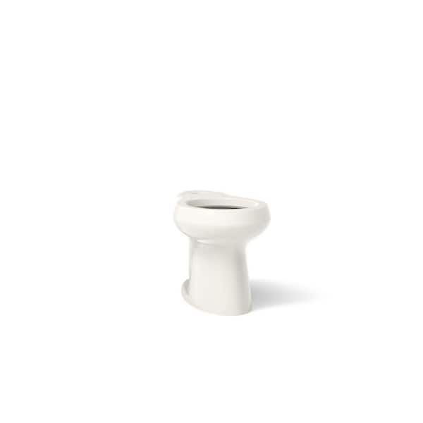 Highline 12 in. Rough In Round Chair Height Toilet Bowl Only in Biscuit, Seat Not Included