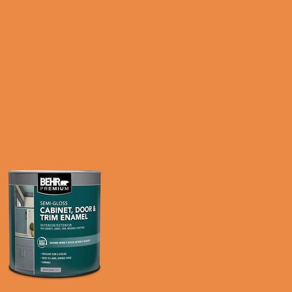 1 qt. #P230-7 Acapulco Sun Semi-Gloss Enamel Interior/Exterior Cabinet, Door & Trim Paint