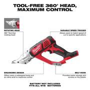 M18 18-Volt Lithium-Ion Cordless 18-Gauge Double Cut Metal Shear (Tool-Only)