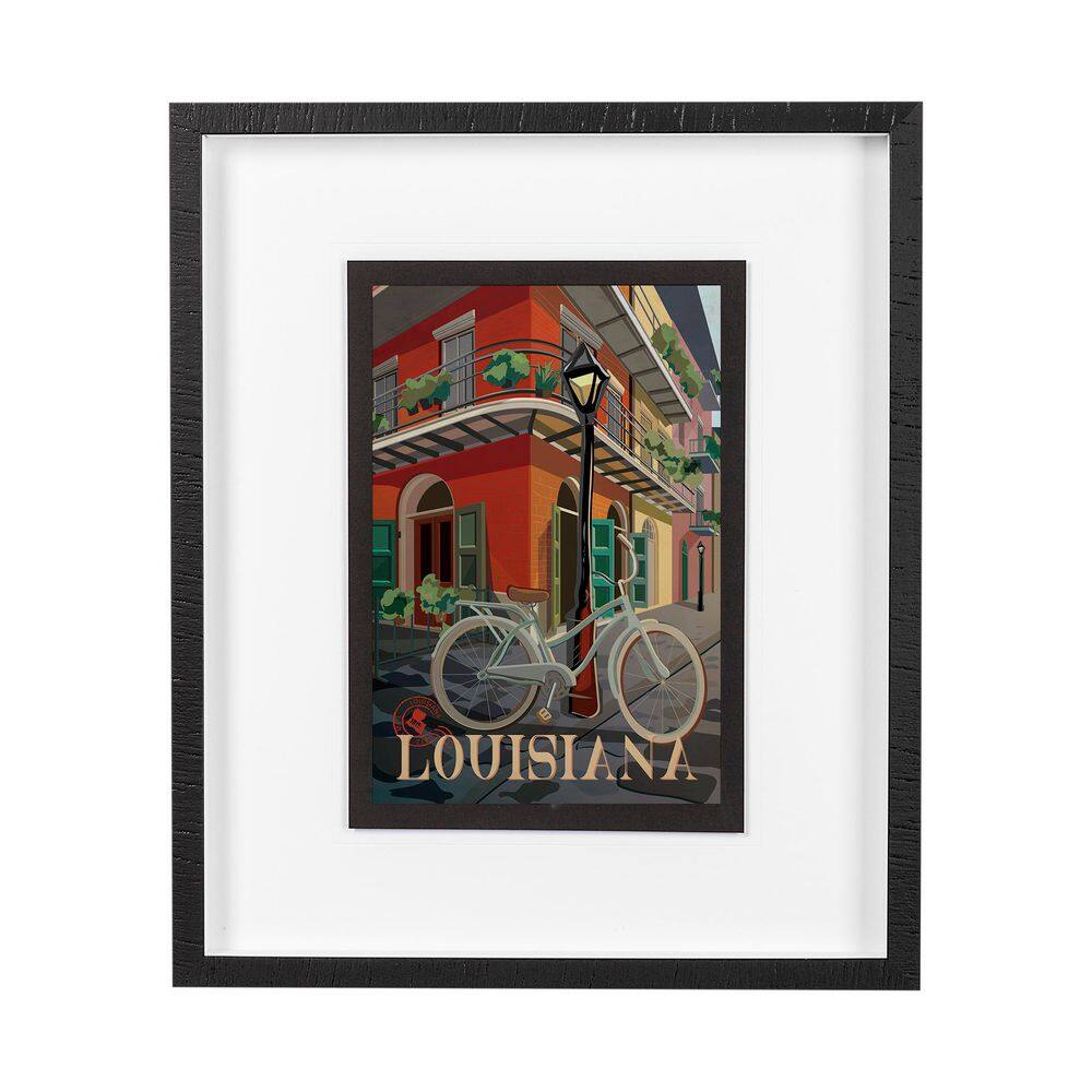 Louisiana Go Series Black Framed Wall Art 25.5 in. x 21.5 in. price history on PriceWatchPro