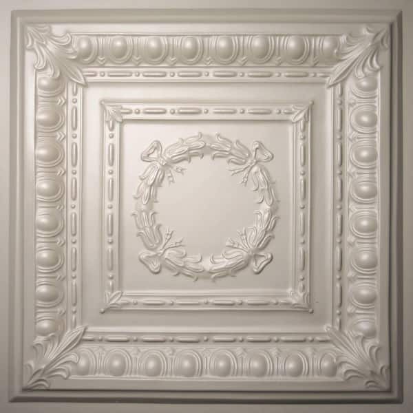 Ceilume Empire Latte 2 ft. x 2 ft. Lay-in or Glue-up Ceiling Panel (Case of 6)