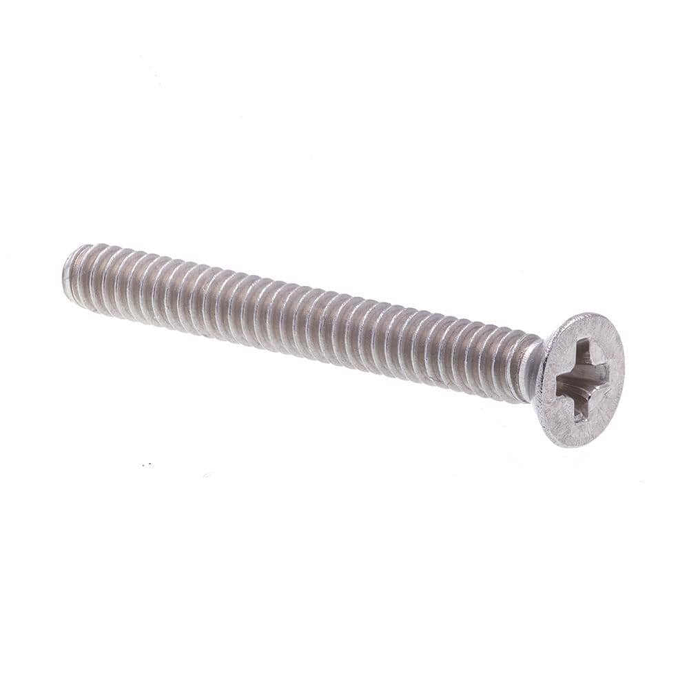 3/8 Length Plain Finish Phillips Drive Pan Head 410 Stainless Steel Thread Cutting Screw Type F Pack of 100 #4-40 Thread Size