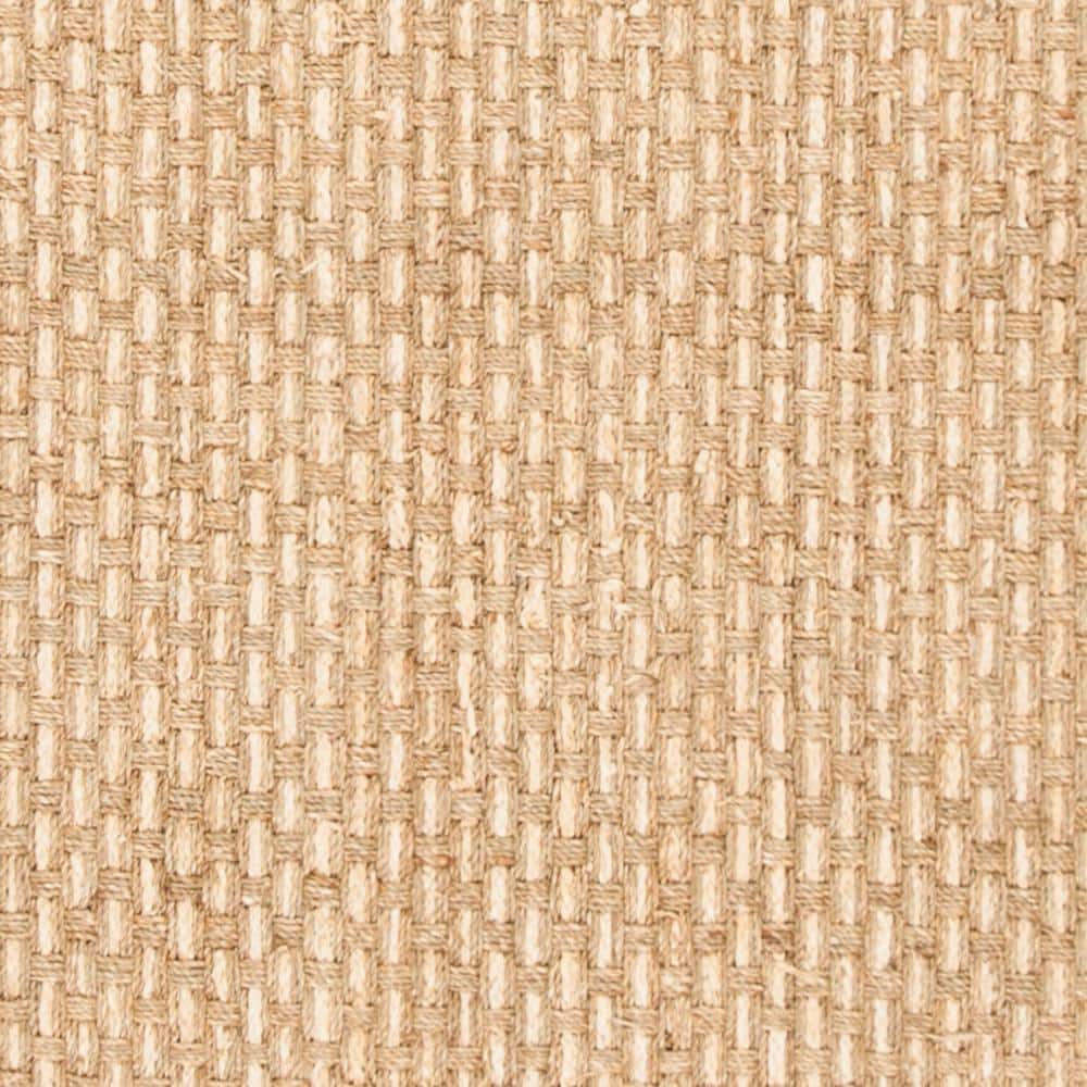 Off-White Hand-Knotted Cotton Shape Area Rug - 4' x 6'