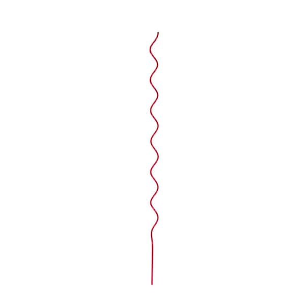 Unbranded 60 in. Color Plant Twist Red