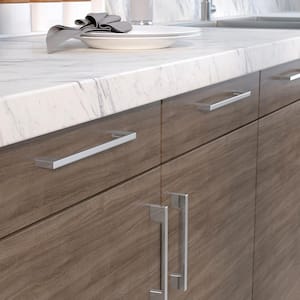 Armadale Collection 6-5/16 in. (160 mm) Modern Chrome Rectangular Cabinet Bar Pull