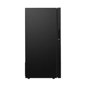 Equator 17 in. Single Zone 32-Bottles Freestanding Wine Refrigerator Cooler in Black with Wine Rack and Pad Controls