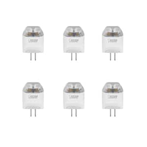 10-Watt Equivalent T5 12-Volt G4 Bi-Pin Base Landscape Garden LED Light Bulb, Bright White 3000K (6-Pack)