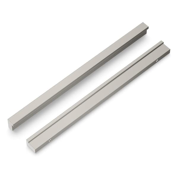 HICKORY HARDWARE Streamline 7-9/16 in. (192 mm) Glossy Nickel Cabinet Pull (10-Pack)