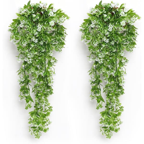 Fake Monstera Leaves Ivy Vine, 4-pack L0BG7W9XDW - The Home Depot