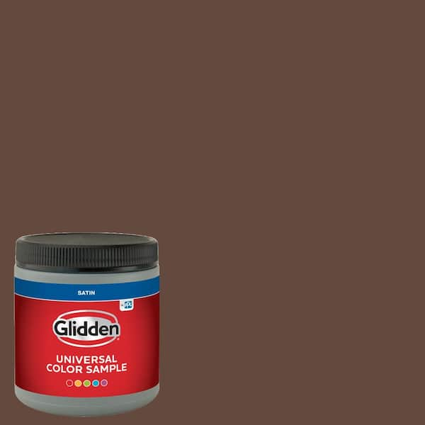 Glidden 8 oz. PPG1073-7 Fudge Satin Interior Paint Sample PPG1073-7P ...