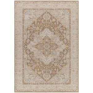 Avant Garde 3 ft. x 4 ft. Brown Border Indoor Area Rug