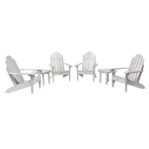Classic Wesport White 6-Piece Plastic Patio Fire Pit Seating Set