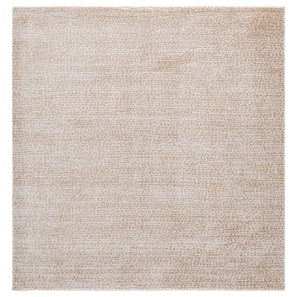 SAFAVIEH Hazel 6 ft. x 6 ft. Beige/Ivory Abstract Spots square Area Rug