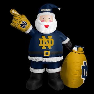 7 ft. Notre Dame Santa Clause Yard Inflatable