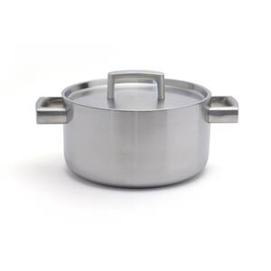 Ron 4.5 Qt. 18/10 Stainless Steel Casserole Dish with Lid