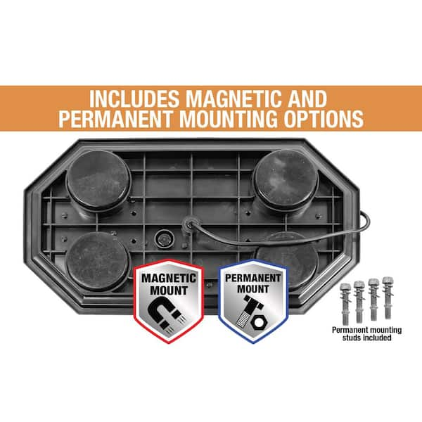 Buyers Products Company 15 in. Octagonal Magnetic or Perm Mount 56