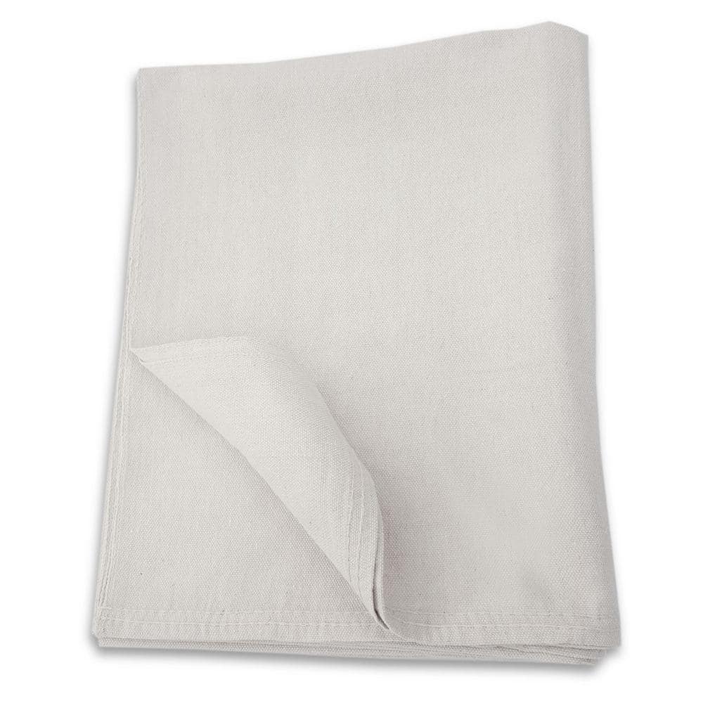 5 ft. x 5 ft. Grays Canvas Drop Cloth